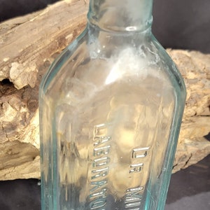 Dr. Miles Laboratories Inc. Medicine Bottle 8.25&quot; - Vintage 1800&#39;s-1900&#39;s  cork top bottle - Hand dug - Antique glass