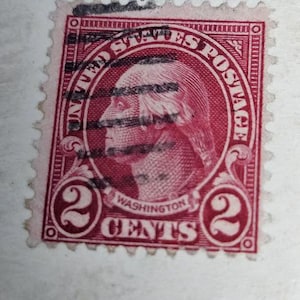 Red george washington 2 cent stamp - Etsy 日本
