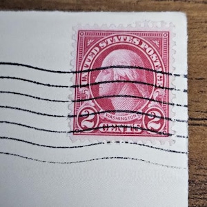 George Washington Red 2 cent stamp 1935