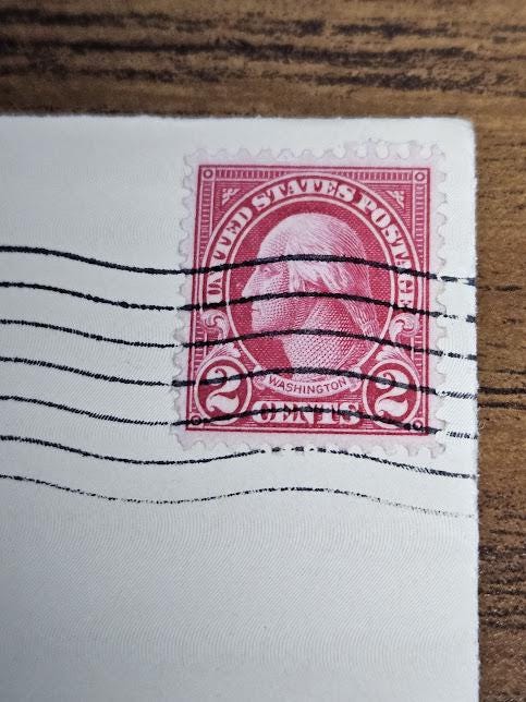 USジョージワシントン2セントレッド使用済切手 Red george washington 2 cent stamp - Etsy 日本