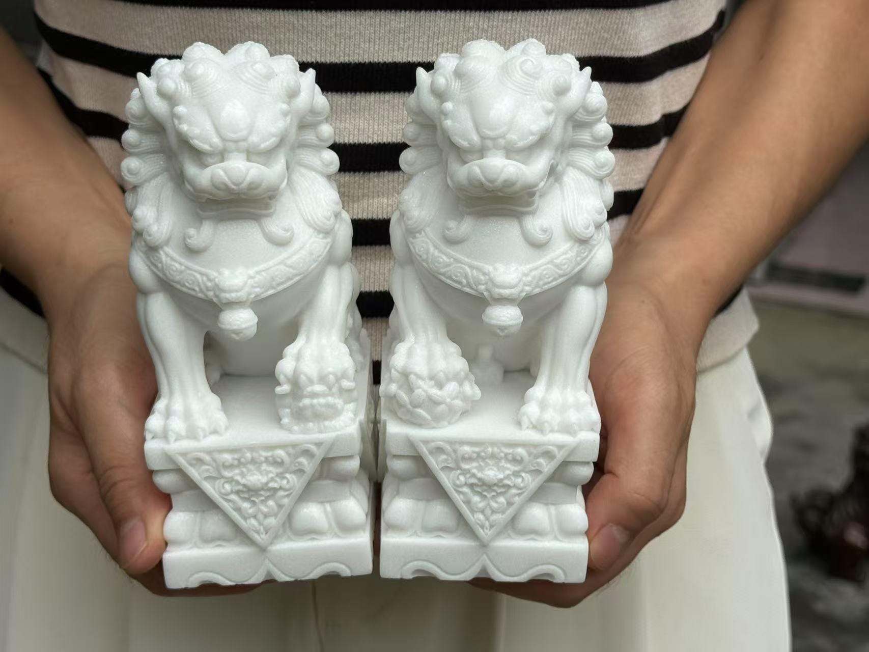 中国人形 皇帝夫婦像 置物 2体セット アンティーク 骨董 オブジェ 青銅