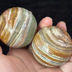 Par de bolas de jade natural, esfera de cristal, bola de cristal de cuarzo, decoración de regalo de cristal, curación de cristal, piedra curativa pulida artesanalmente reiki, DD0319