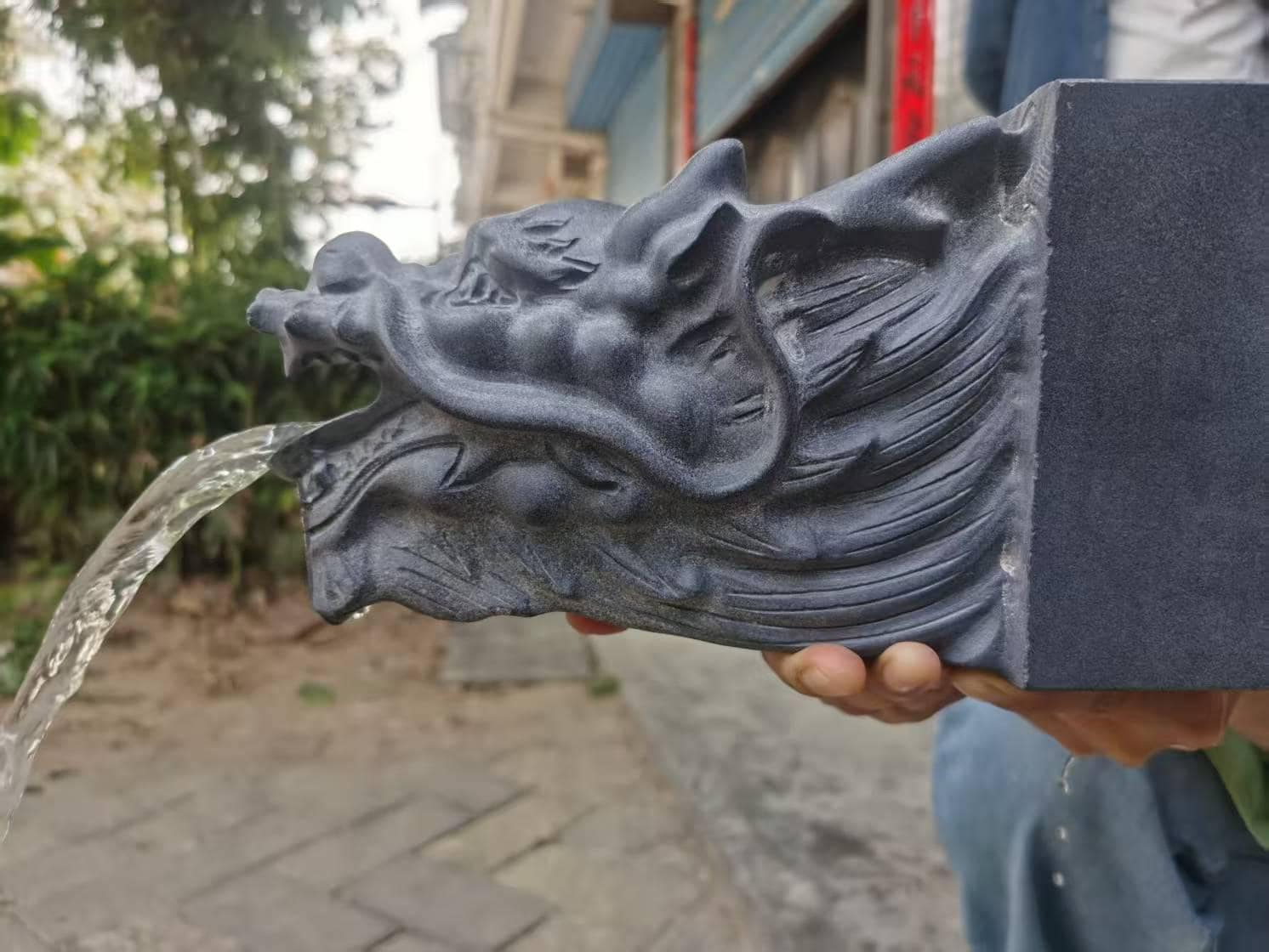 美術品・アンティーク・コレクション 海の生物デザインの石彫刻 香炉