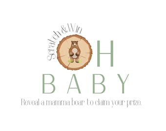 Baby Shower Game Scratch Off
