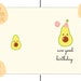 Avo Good Birthday Printable Birthday Card, Downloadable Card, Happy ...