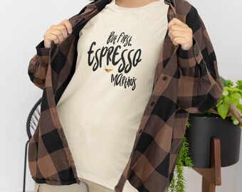 Espresso Martini T-Shirt, Martini Lover Gift, Cute Gifts for Her, Christmas Gift for Mom, But First, Espresso Martinis, Gifts for Girlfriend