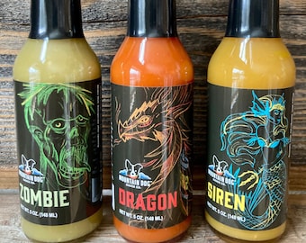 Sennenhund Sauce Company - Scharfe Sauce (Drache, Sirene, Zombie)