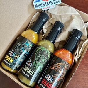Mountain Dog Sauce Company - Hot Sauce Gift Pack (3 Bottles)