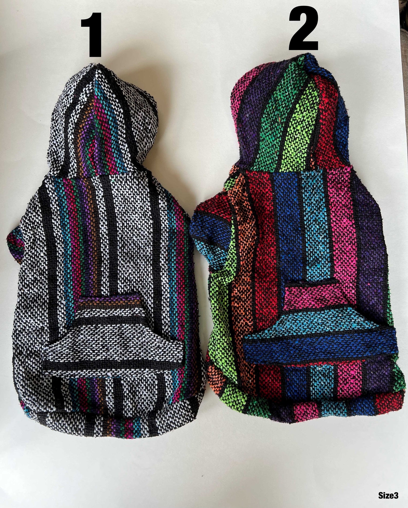 Baja Dog Poncho SIZE 3-mexican Dog Hoodie-mexican Poncho dog - Etsy