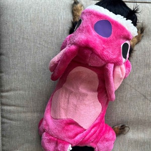 Stitch Angel Sweater, Stitch Dog Outfit, Stitch, Pet Jumpsuit