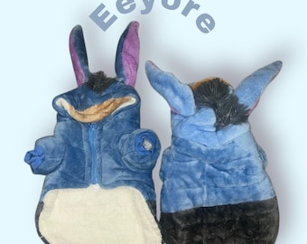 Handmade Eeyore Dog Sweater: Winnie the Pooh Inspired