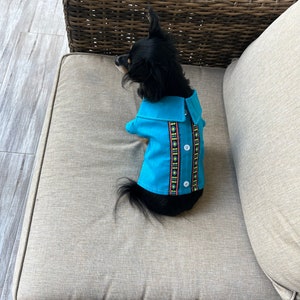 Guayabera top for dogs