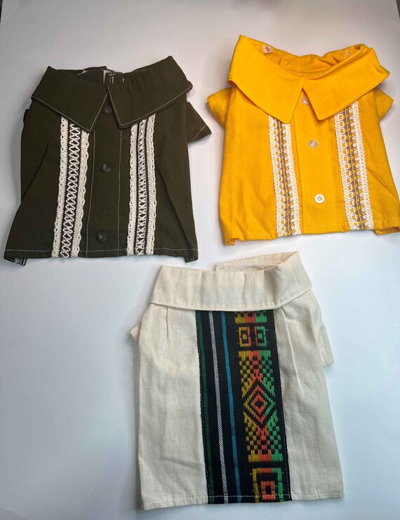 Dog Mexican Guayabera Size 5 Dog Guayabera Summer Shirt Etsy