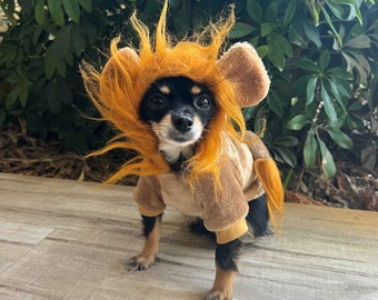 Lion Dog Costume - Etsy Lion Dog Costume - Etsy