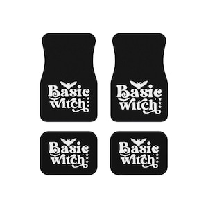 Basic Witch Car Mats (Set of 4) Free Shipping to US / Canada