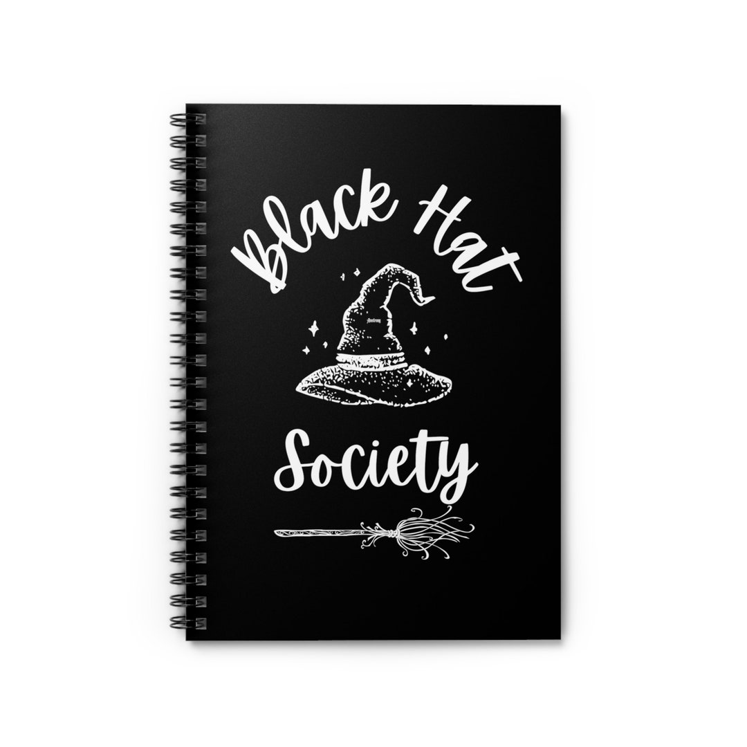 Black Hat Society Notebook - Etsy