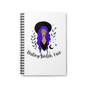 Resting Witch Face Notebook