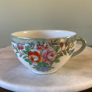 Pair of Vintage Lusterware Teacups Made in Japan