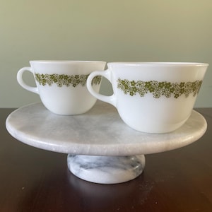 Pair of Vintage Pyrex Crazy Daisy / Spring Blossom Cups