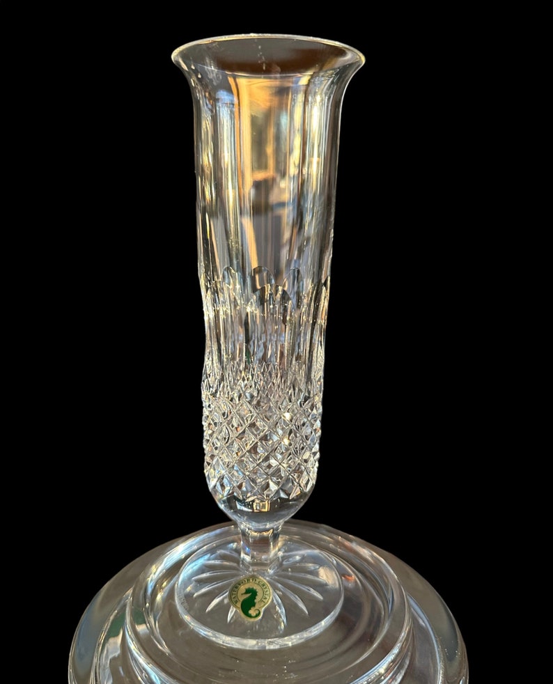 Waterford Lead Crystal Vase Single Stem Colleen 1986 Etsy