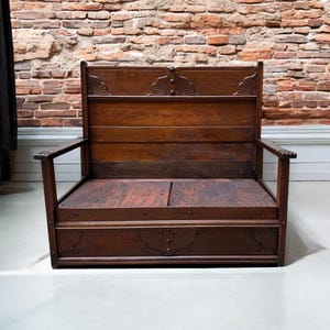 Antique Settle Benches - Etsy
