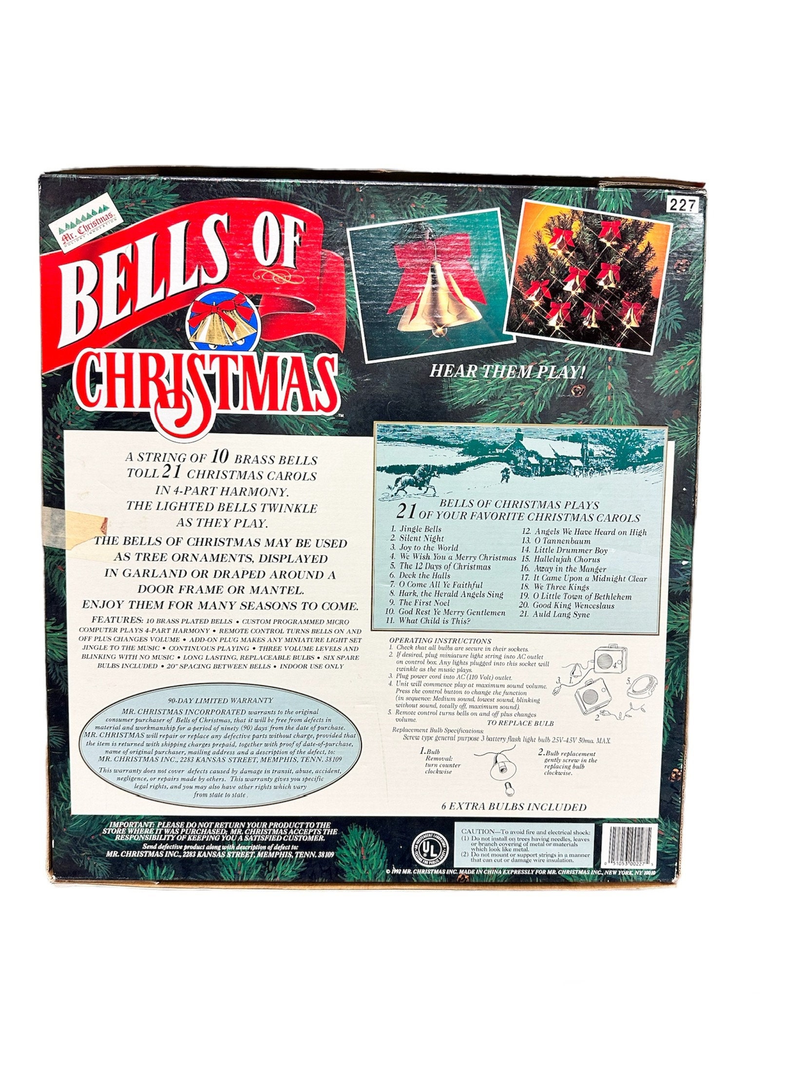 Mr Christmas Bells Of Christmas 