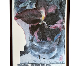 Horst Janssen Original Art Poster Monographed - 24.8