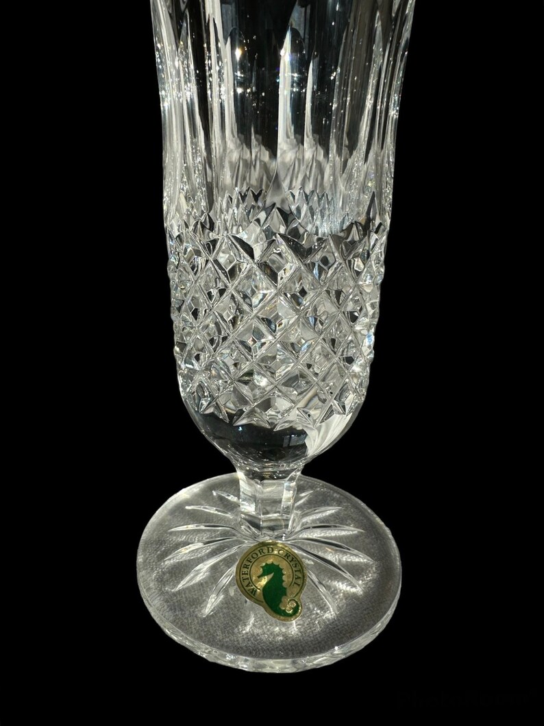 Waterford Lead Crystal Vase Single Stem Colleen 1986 Etsy