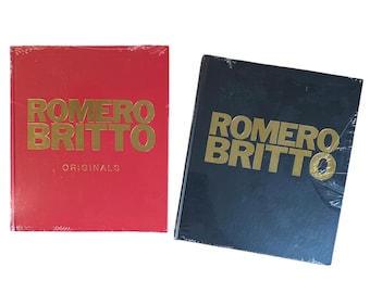 Romero Britto Art Book Set, Hardcover Originals, 2016