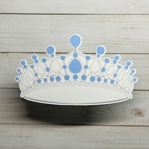 Cinderella Princess Crown Sticker: Watercolor Tiara