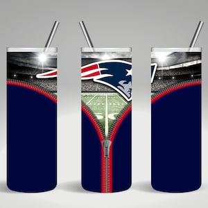 New England Patriots / Zipper 20 oz Tumbler