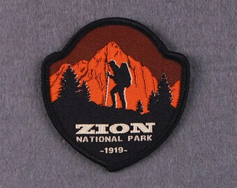 Zion National Park Patch, Embroidered Patch, Adventure in Nature, Patch Nature Adventure, Sewing Patches For Clothing, Travel Patch Outdoor