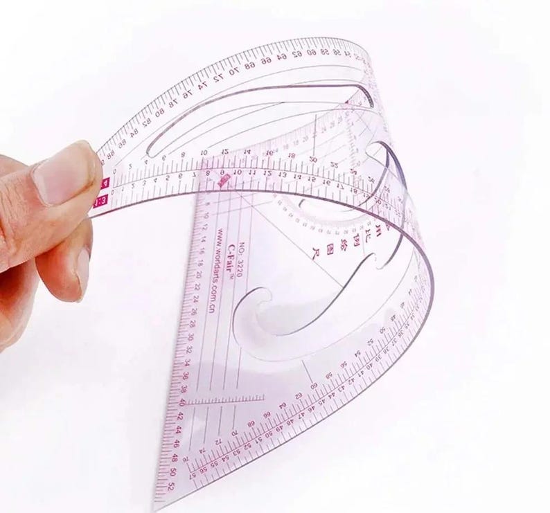 Plastic French Curve Ruler Sewing Tailor Drawing Template Measuring ...