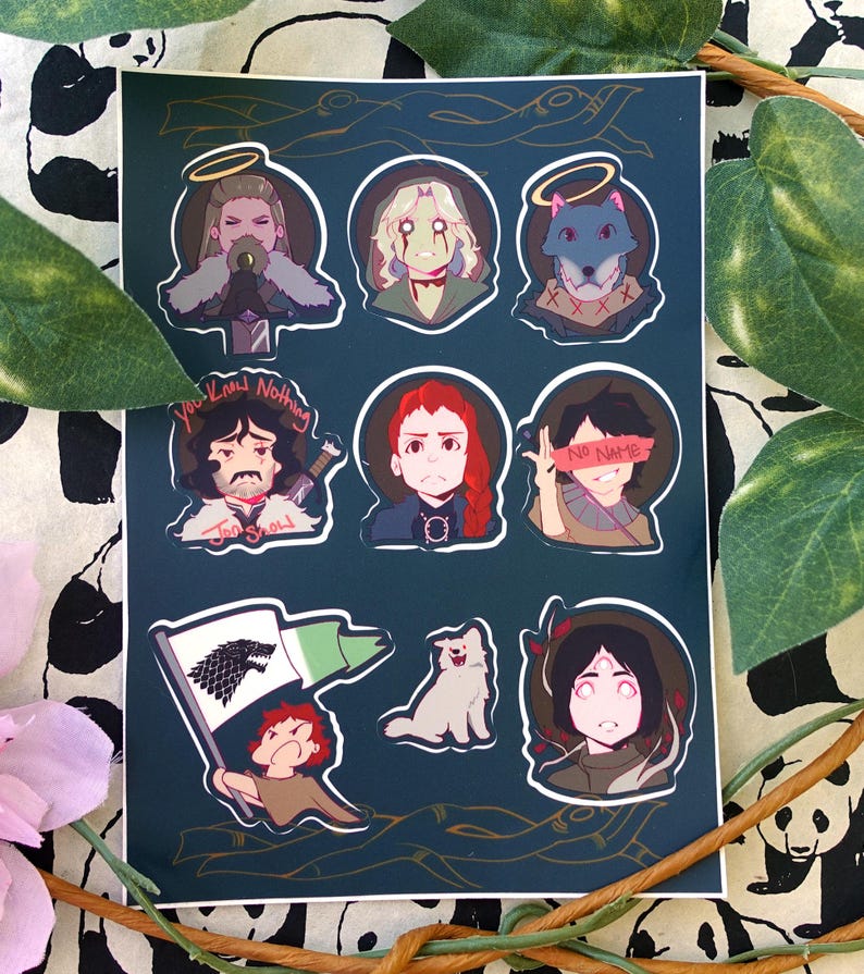 Stark Signature Sticker Stark Family Sticker Sheet - Etsy