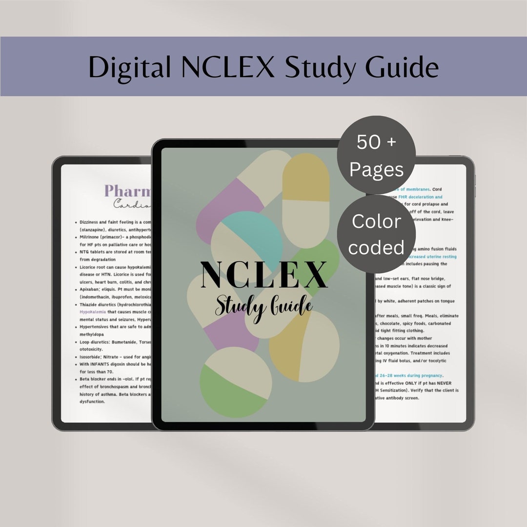 NCLEX Study Guide, NCLEX Study Plan, LPN Study Guide, Study Notes ...