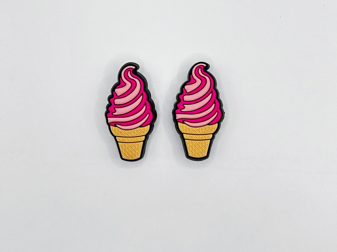 Ice Cream Cone Croc Charm Etsy