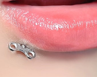 Silber Feder Design Labret Ohrstecker, Cooler Frühling Lippen Ring, Schwarze Feder Lippe / Nase / Ohrstecker, Ohrknochen Stud, Titan Stahl Lippen Stud, Lippen Piercing