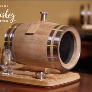 Custom 3L Oak Aging Barrel – Engraved Whiskey, Wine, Rum & Bourbon Gift