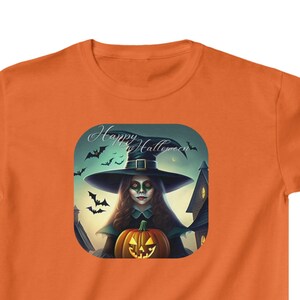 Happy Halloween Witch - Kids Heavy Cotton Tee