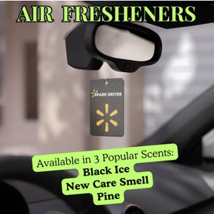 Spark Driver Black Car Air Freshener
