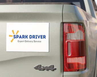 Spark Delivery Driver - Car Magnets 7.5&quot; x 4.5&quot;