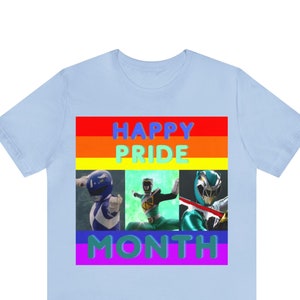 Pride Power Rangers Shirt Unisex Jersey Short Sleeve Tee