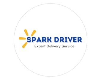 Spark Fahrer Expert Lieferservice - Bleiben Sie sicher mit diesem wasserdichten runden Vinyl-Autoaufkleber für einen trendigen und transparenten Look