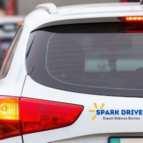 Spark Delivery Sticker Etsy