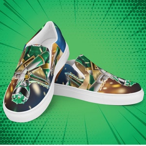 Green Ranger Men’s slip-on canvas shoes