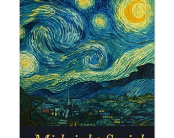 Van Gogh Starry Night Art Print: Giclée Fine Artistic Poster