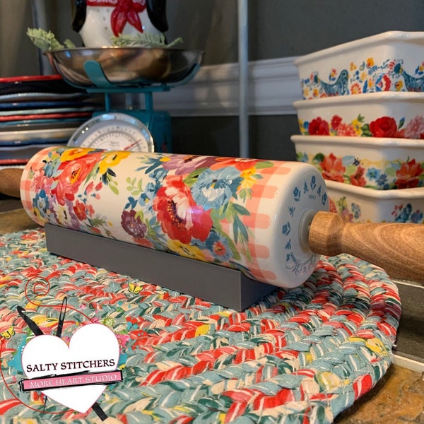 Rolling Pin Stand Etsy