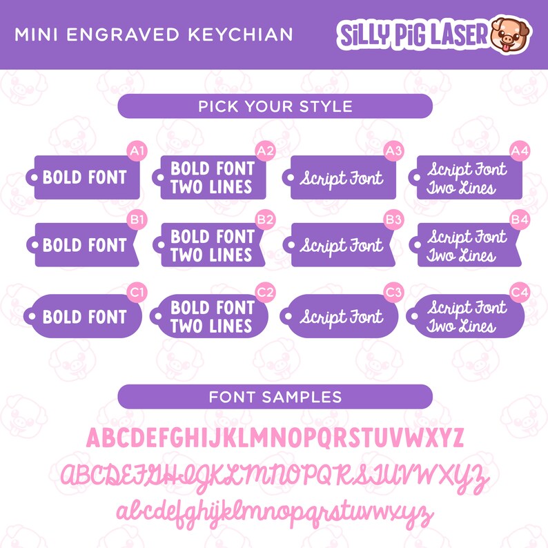 Mini Banner Keychain - Etsy