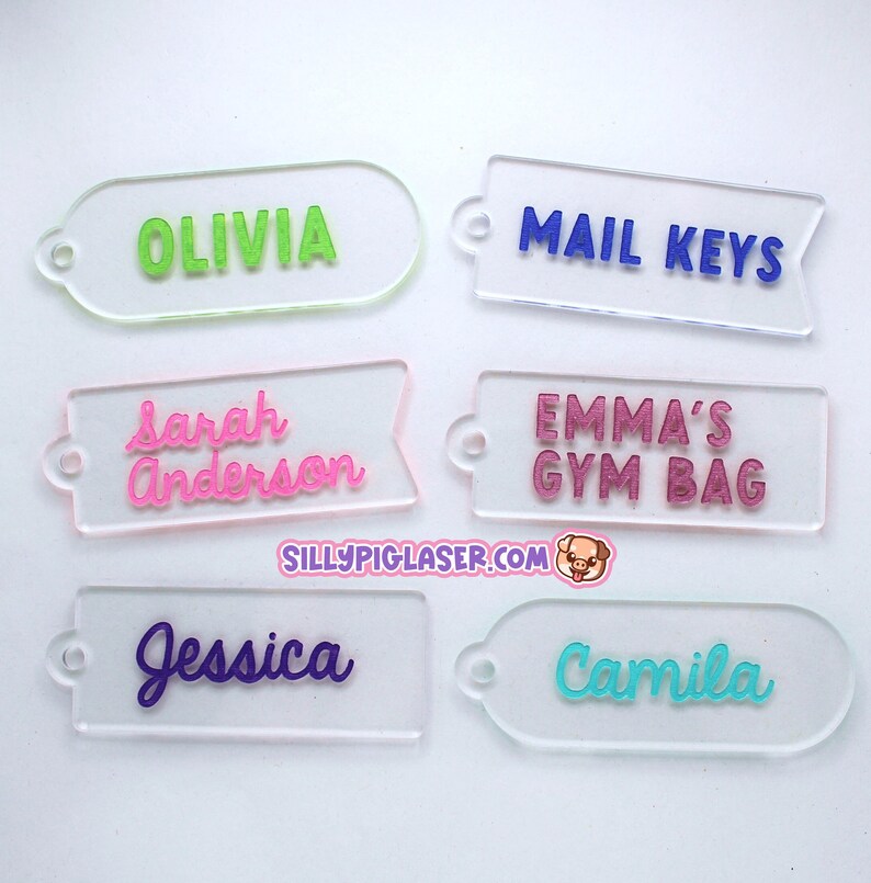 Mini Banner Keychain - Etsy