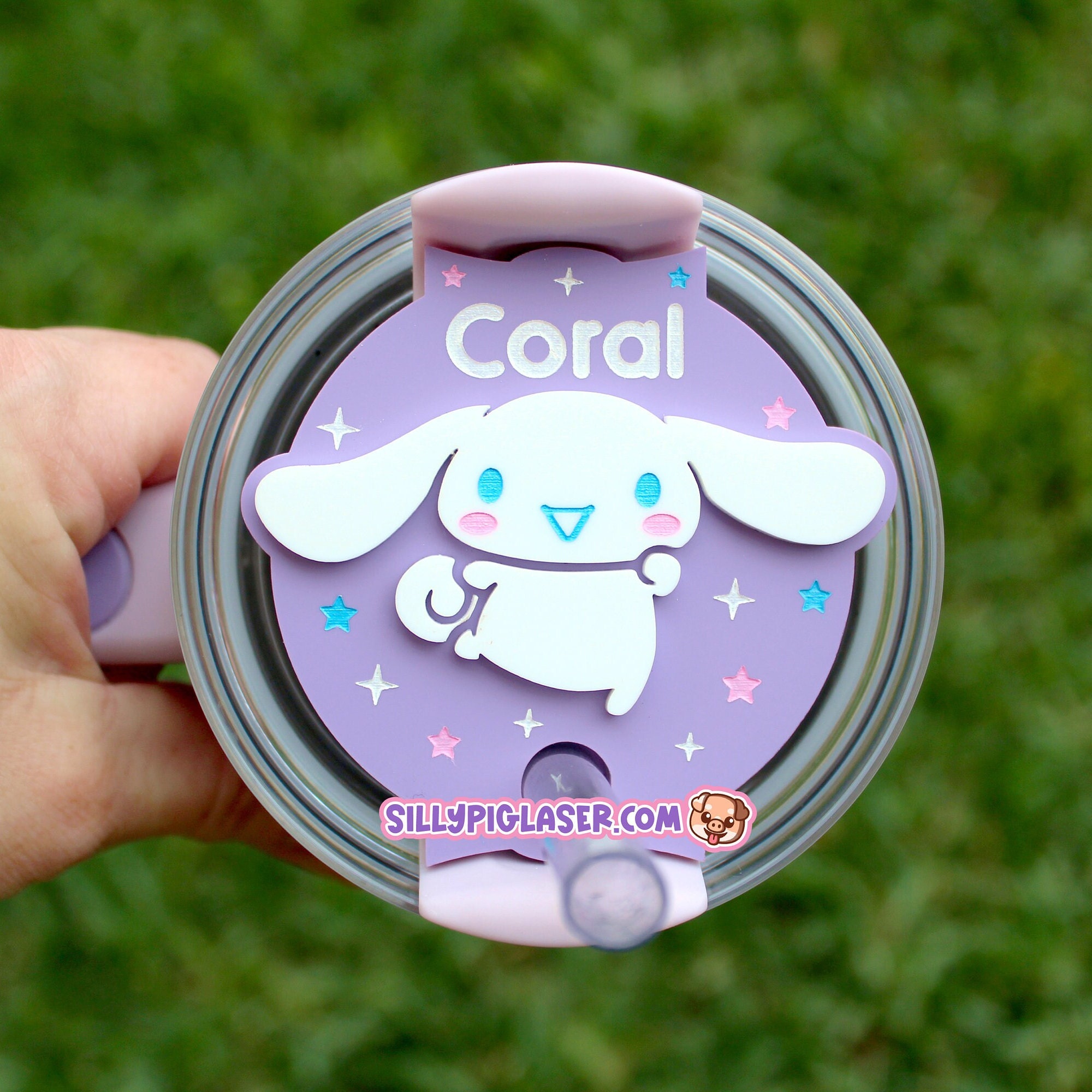 Cinnamon Roll Tumbler Topper, Sanrio, Hello Kitty, Kawaii, Anime